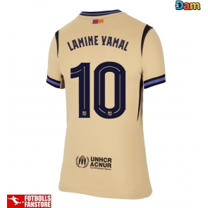 Barcelona Lamine Yamal #10 Bortatröja Dam 2025-26 Kortärmad