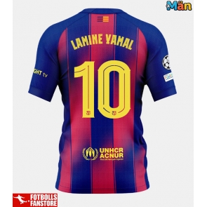 Barcelona Lamine Yamal #10 Hemmatröja 2025-26 Kortärmad