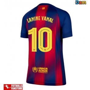 Barcelona Lamine Yamal #10 Hemmatröja Dam 2025-26 Kortärmad