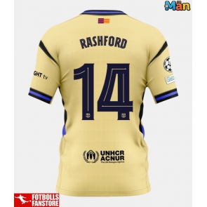 Barcelona Marcus Rashford #14 Bortatröja 2025-26 Kortärmad