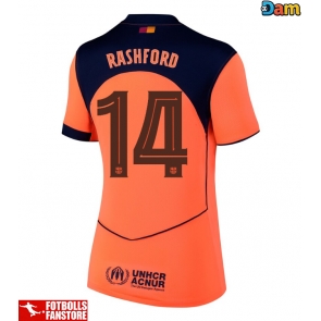 Barcelona Marcus Rashford #14 Tredje Tröja Dam 2025-26 Kortärmad