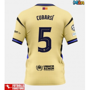 Barcelona Pau Cubarsi #5 Bortatröja 2025-26 Kortärmad