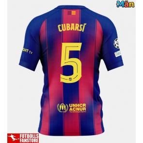 Barcelona Pau Cubarsi #5 Hemmatröja 2025-26 Kortärmad