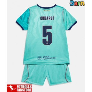 Barcelona Pau Cubarsi #5 Tredje Tröja Barn 2026-27 Kortärmad (+ Korta byxor)