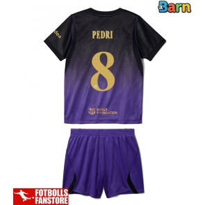 Barcelona Pedri Gonzalez #8 Bortatröja Barn 2026-27 Kortärmad (+ Korta byxor)