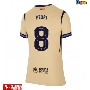 Barcelona Pedri Gonzalez #8 Bortatröja Dam 2025-26 Kortärmad