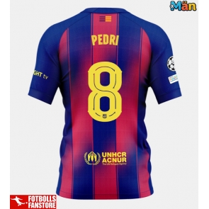 Barcelona Pedri Gonzalez #8 Hemmatröja 2025-26 Kortärmad