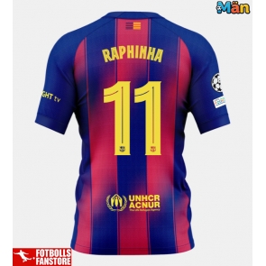 Barcelona Raphinha Belloli #11 Hemmatröja 2025-26 Kortärmad