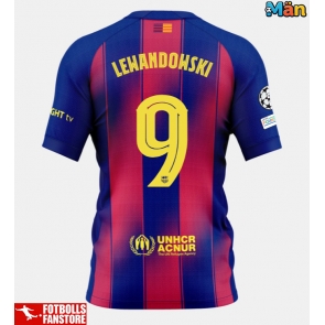 Barcelona Robert Lewandowski #9 Hemmatröja 2025-26 Kortärmad