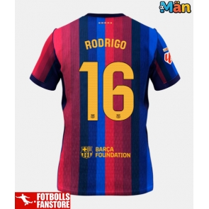 Barcelona Rodri Hernandez #16 Hemmatröja 2026-27 Kortärmad