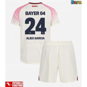 Bayer Leverkusen Aleix Garcia #24 Bortatröja Barn 2025-26 Kortärmad (+ Korta byxor)
