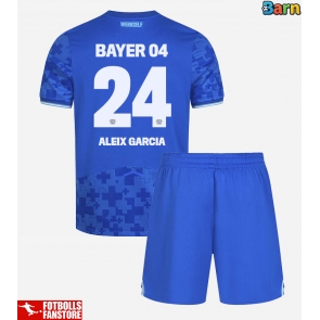 Bayer Leverkusen Aleix Garcia #24 Tredje Tröja Barn 2025-26 Kortärmad (+ Korta byxor)