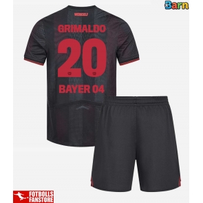 Bayer Leverkusen Alejandro Grimaldo #20 Hemmatröja Barn 2025-26 Kortärmad (+ Korta byxor)