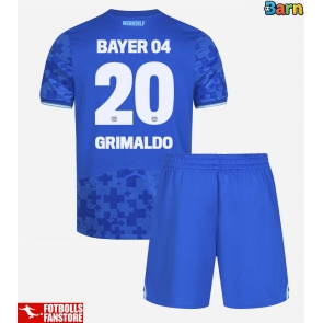 Bayer Leverkusen Alejandro Grimaldo #20 Tredje Tröja Barn 2025-26 Kortärmad (+ Korta byxor)