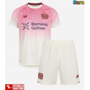Bayer Leverkusen Bortatröja Barn 2025-26 Kortärmad (+ Korta byxor)