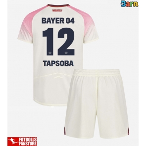 Bayer Leverkusen Edmond Tapsoba #12 Bortatröja Barn 2025-26 Kortärmad (+ Korta byxor)