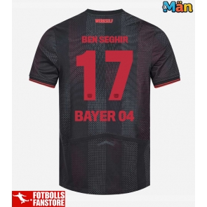 Bayer Leverkusen Eliesse Ben Seghir #17 Hemmatröja 2025-26 Kortärmad