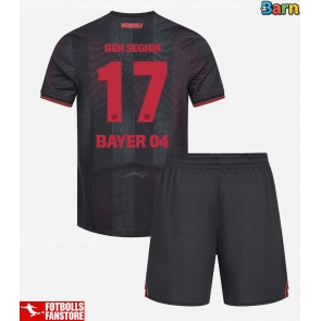 Bayer Leverkusen Eliesse Ben Seghir #17 Hemmatröja Barn 2025-26 Kortärmad (+ Korta byxor)