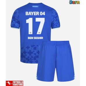 Bayer Leverkusen Eliesse Ben Seghir #17 Tredje Tröja Barn 2025-26 Kortärmad (+ Korta byxor)