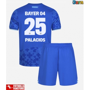 Bayer Leverkusen Exequiel Palacios #25 Tredje Tröja Barn 2025-26 Kortärmad (+ Korta byxor)