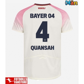 Bayer Leverkusen Jarell Quansah #4 Bortatröja 2025-26 Kortärmad