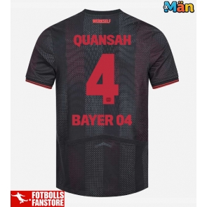 Bayer Leverkusen Jarell Quansah #4 Hemmatröja 2025-26 Kortärmad
