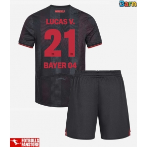 Bayer Leverkusen Lucas Vazquez #21 Hemmatröja Barn 2025-26 Kortärmad (+ Korta byxor)