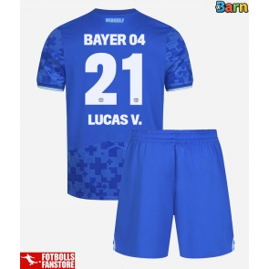 Bayer Leverkusen Lucas Vazquez #21 Tredje Tröja Barn 2025-26 Kortärmad (+ Korta byxor)