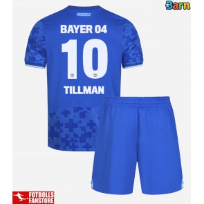Bayer Leverkusen Malik Tillman #10 Tredje Tröja Barn 2025-26 Kortärmad (+ Korta byxor)