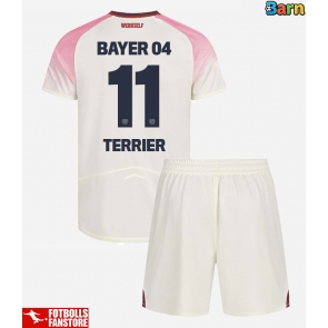 Bayer Leverkusen Martin Terrier #11 Bortatröja Barn 2025-26 Kortärmad (+ Korta byxor)
