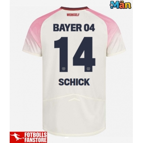Bayer Leverkusen Patrik Schick #14 Bortatröja 2025-26 Kortärmad