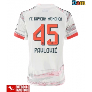 Bayern Munich Aleksandar Pavlovic #45 Bortatröja Dam 2025-26 Kortärmad