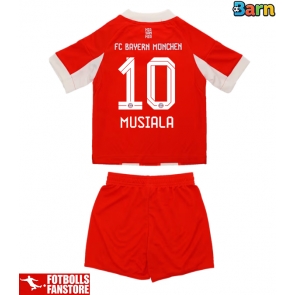 Bayern Munich Jamal Musiala #10 Hemmatröja Barn 2025-26 Kortärmad (+ Korta byxor)