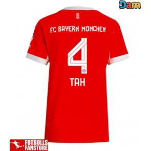 Bayern Munich Jonathan Tah #4 Hemmatröja Dam 2025-26 Kortärmad