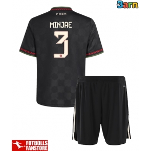 Bayern Munich Kim Min-jae #3 Tredje Tröja Barn 2025-26 Kortärmad (+ Korta byxor)