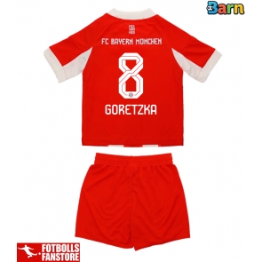Bayern Munich Leon Goretzka #8 Hemmatröja Barn 2025-26 Kortärmad (+ Korta byxor)