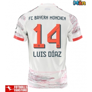 Bayern Munich Luis Diaz #14 Bortatröja 2025-26 Kortärmad