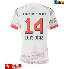 Bayern Munich Luis Diaz #14 Bortatröja Dam 2025-26 Kortärmad