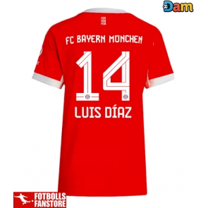 Bayern Munich Luis Diaz #14 Hemmatröja Dam 2025-26 Kortärmad