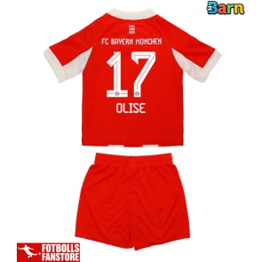 Bayern Munich Michael Olise #17 Hemmatröja Barn 2025-26 Kortärmad (+ Korta byxor)