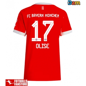 Bayern Munich Michael Olise #17 Hemmatröja Dam 2025-26 Kortärmad