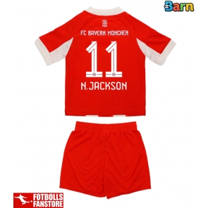 Bayern Munich Nicolas Jackson #11 Hemmatröja Barn 2025-26 Kortärmad (+ Korta byxor)