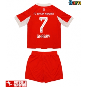 Bayern Munich Serge Gnabry #7 Hemmatröja Barn 2025-26 Kortärmad (+ Korta byxor)