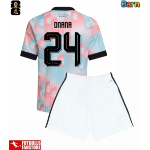 Belgien Amadou Onana #24 Bortatröja Barn VM 2026 Kortärmad (+ Korta byxor)