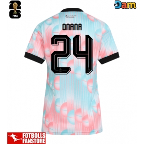 Belgien Amadou Onana #24 Bortatröja Dam VM 2026 Kortärmad