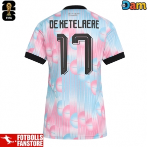 Belgien Charles De Ketelaere #17 Bortatröja Dam VM 2026 Kortärmad