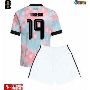 Belgien Diego Moreira #19 Bortatröja Barn VM 2026 Kortärmad (+ Korta byxor)