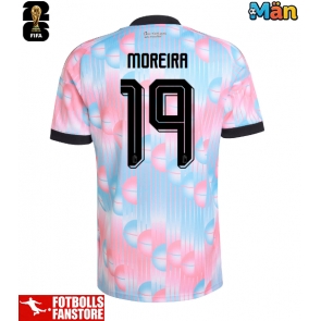 Belgien Diego Moreira #19 Bortatröja VM 2026 Kortärmad