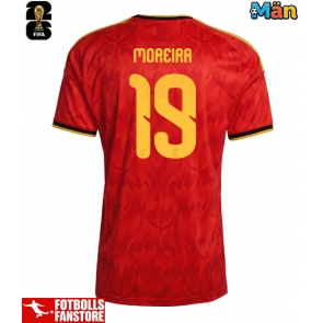 Belgien Diego Moreira #19 Hemmatröja VM 2026 Kortärmad