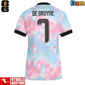 Belgien Kevin De Bruyne #7 Bortatröja Dam VM 2026 Kortärmad